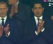 Minut de reculegere în memoria lui Mircea Lucescu la PSG - Liverpool FOTO: captură @Digi Sport