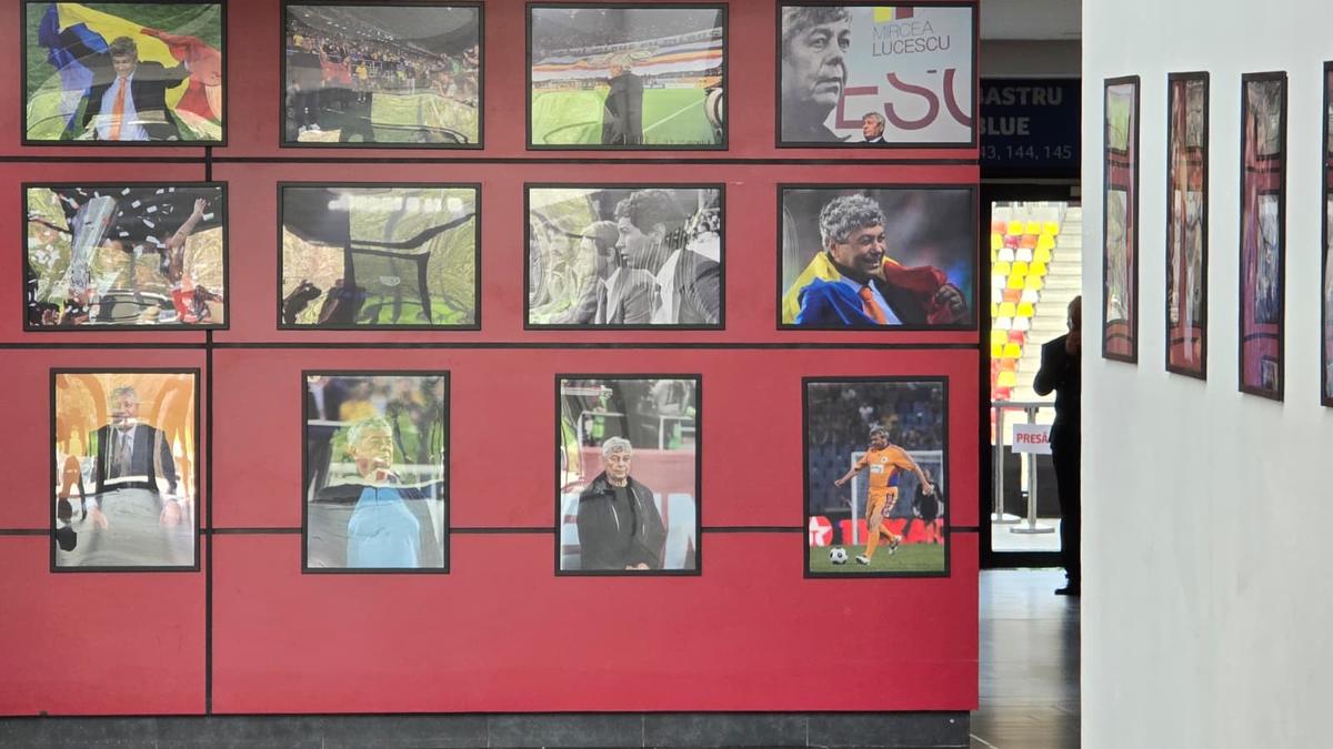 Sicriul lui Mircea Lucescu, depus la Arena Națională