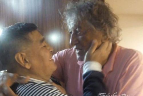 Maradona și El Trinche FOTO: twitter.com/centralcordoba