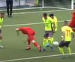 Arbitrul i-a făcut Stelei un penalty cadou. Captură TV Telekom Sport