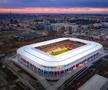 Stadionul Steaua, din Ghencea, surprins noaptea / FOTO: canpower.ro