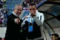 De ce a râs Laurențiu Reghecampf de Toni Petrea înainte de startul derby-ului CS Universitatea - FCSB