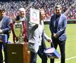 „Viteziștii” de la Sevilla au fost premiați la pauză, iar Peluza Sud le-a dedicat o scenografie aniversară / FOTO: Cristi Preda (GSP)