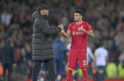 Jurgen Klopp si Luis Diaz , Foto- Getty Images