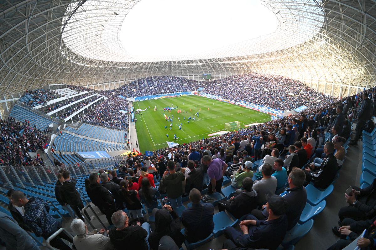 Maracanã oltenească! Atmosferă de mare derby pe „Olbmenco” la Universitatea Craiova - FCSB