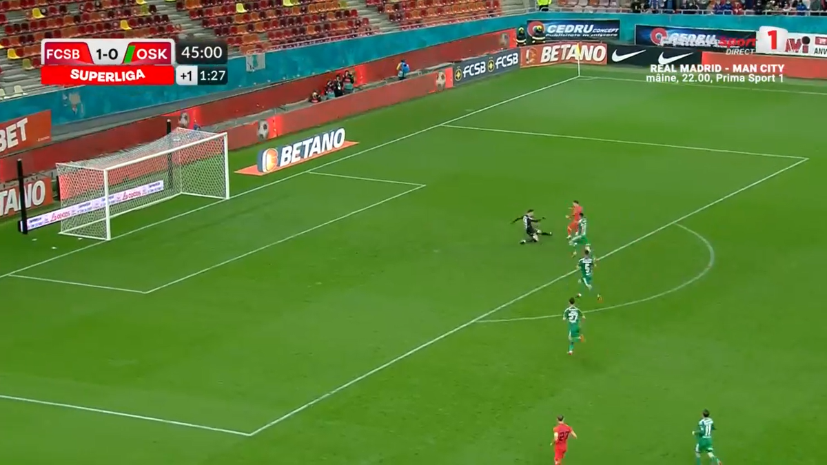 Penalty prima repriză, FCSB - Sepsi