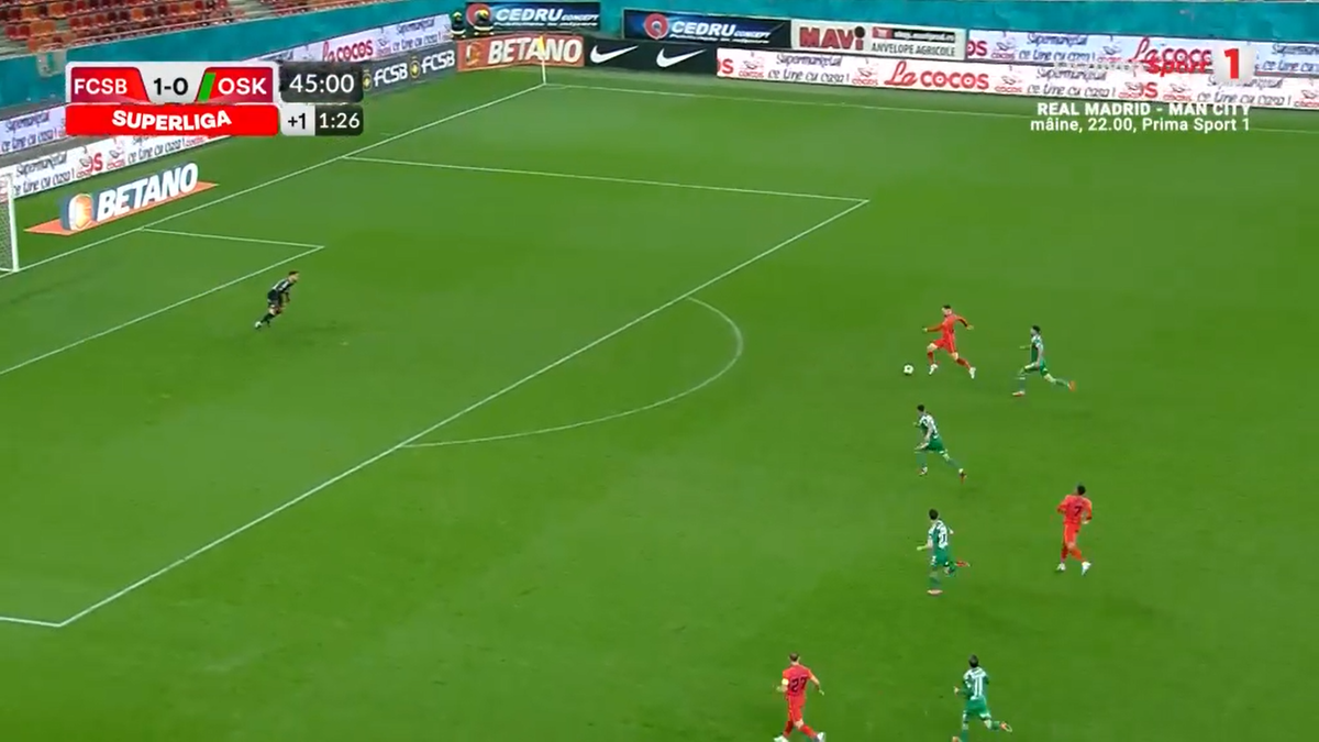 Penalty prima repriză, FCSB - Sepsi
