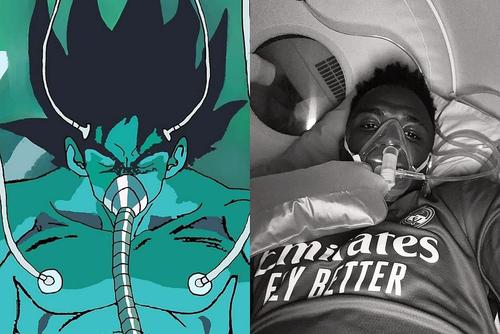 Vinicius Junior, comparat cu Goku // sursă foto: Twitter