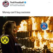 Meme-uri PSG - Borussia Dortmund / Foto: Troll Football (Instagram)