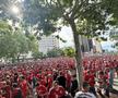 Suporterii lui Bayern Munchen, show pe străzile din Madrid, foto: X