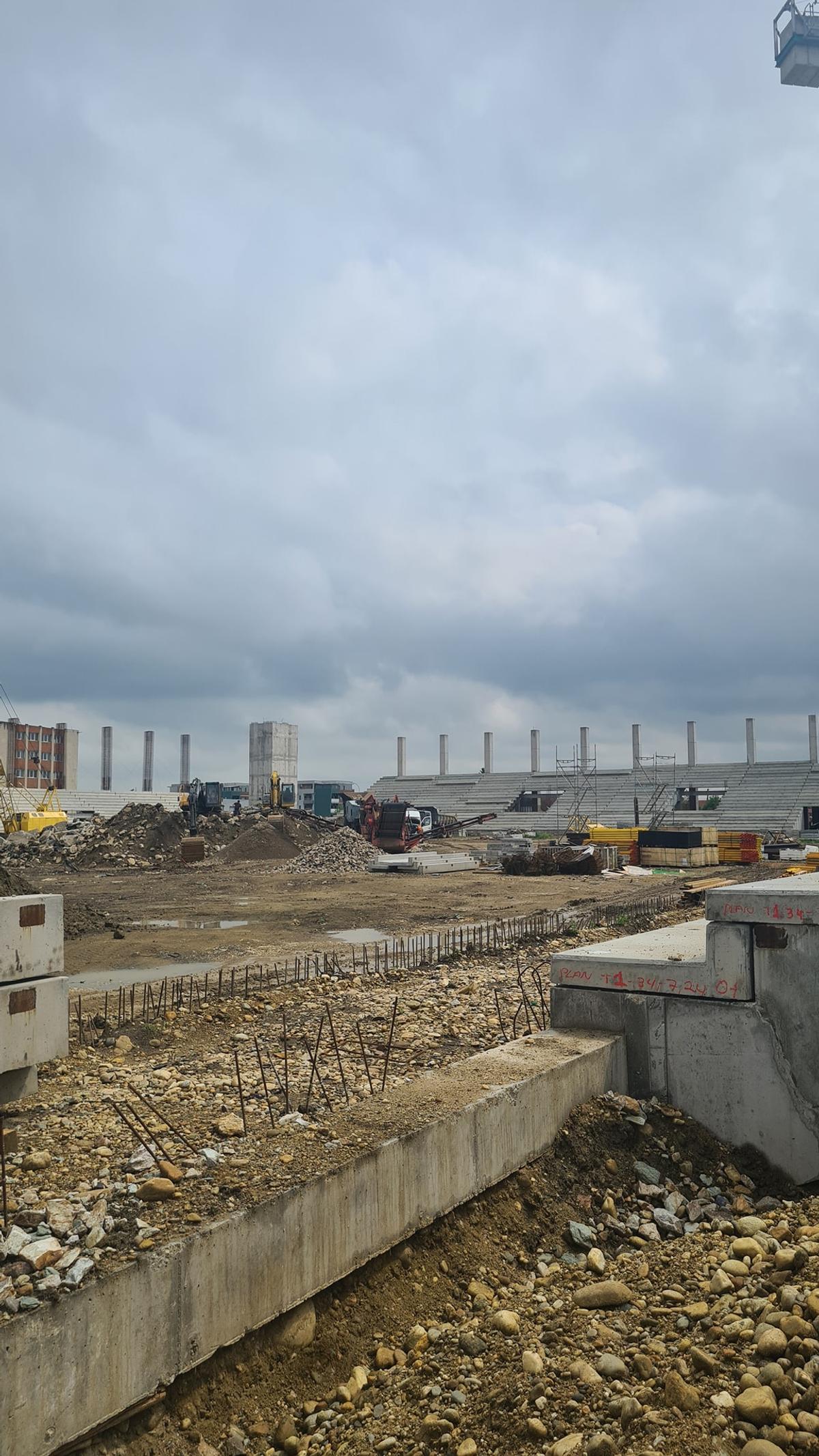 Stadionul din vestul României, care costă 23.000.000 de euro, prinde contur » Lucrările vor fi finalizate în 2026