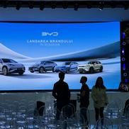 BYD, lider mondial în producția de autovehicule electrice, este de astăzi prezent oficial și în România. Foto: Andrei Crăițoiu (GSP.RO)