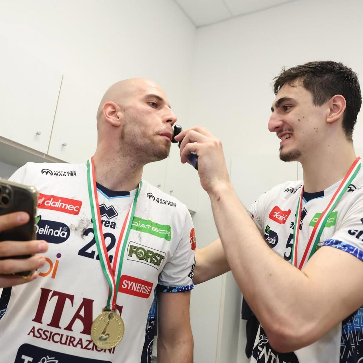 Bela Bartha, jucătorul naționalei, campion al Italiei la volei masculin