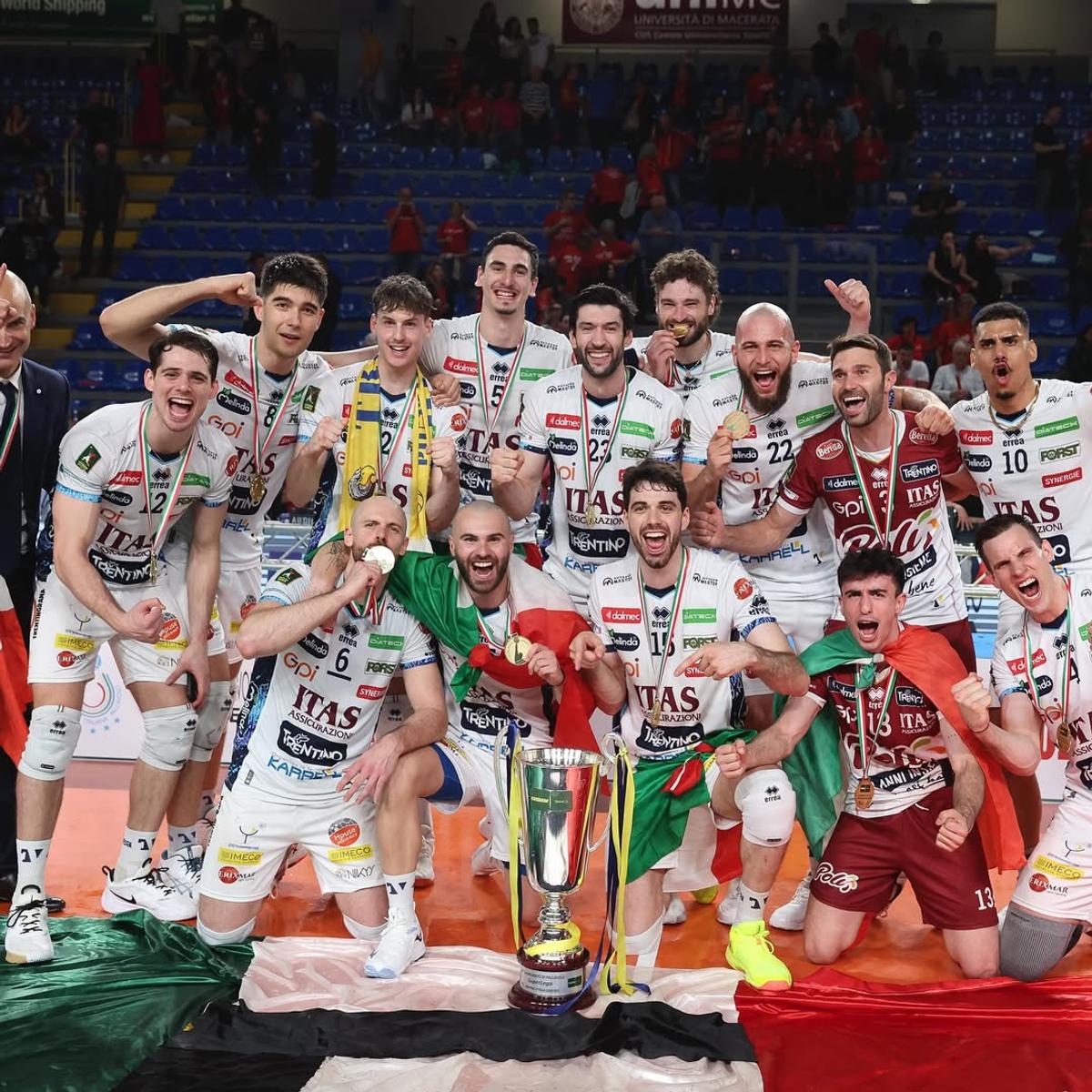 Bela Bartha, jucătorul naționalei, campion al Italiei la volei masculin