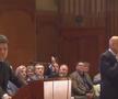 Prima dezbatere între George Simion și Nicușor Dan / FOTO: Capturi TV @Euronews
