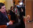 Prima dezbatere între George Simion și Nicușor Dan / FOTO: Capturi TV @Euronews