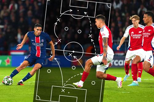 Ce i-a lipsit lui Arsenal, în fața lui PSG, pentru o calificare glorioasă în finala Ligii Campionilor. Fotomontaj: Diana Vasilescu, GSP