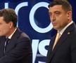 Nicușor Dan și George Simion, la dezbaterea de la Euronews