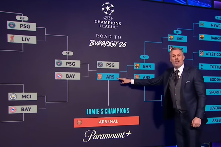 Jamie Carragher a prezis finala Ligii Campionilor / foto: captură YouTube @CBS Sports Golazo Predicția lui Jamie Carragher s-a adeverit » Pe cine a mizat că va câștiga Liga Campionilor, încă de acum două luni
