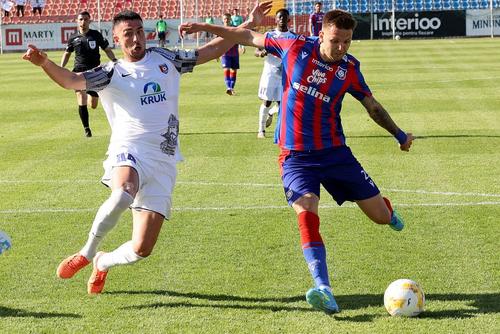 Cadru din meciul FC Bihor - Chindia // sursă foto: Facebook @ F.C. Bihor Oradea