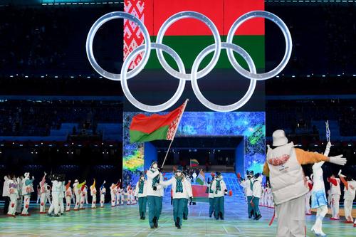 Delegația bielorusă, la Jocurile Olimpice de iarnă din 2022 de la Beijing/Foto: Getty Images