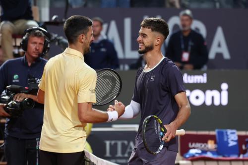 Novak Djokovic și Dino Prizmic la Roma // Foto: Getty Images
