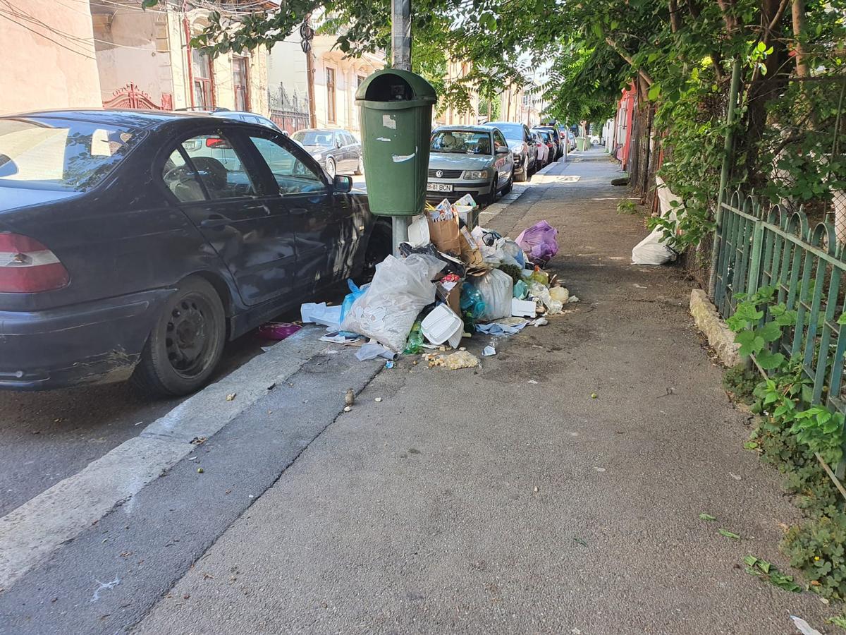 Așa întâmpinăm EURO! Coridor de gunoaie în Sectorul 1 » Imagini filmate azi în București: „Celor care vin le va fi scârbă”