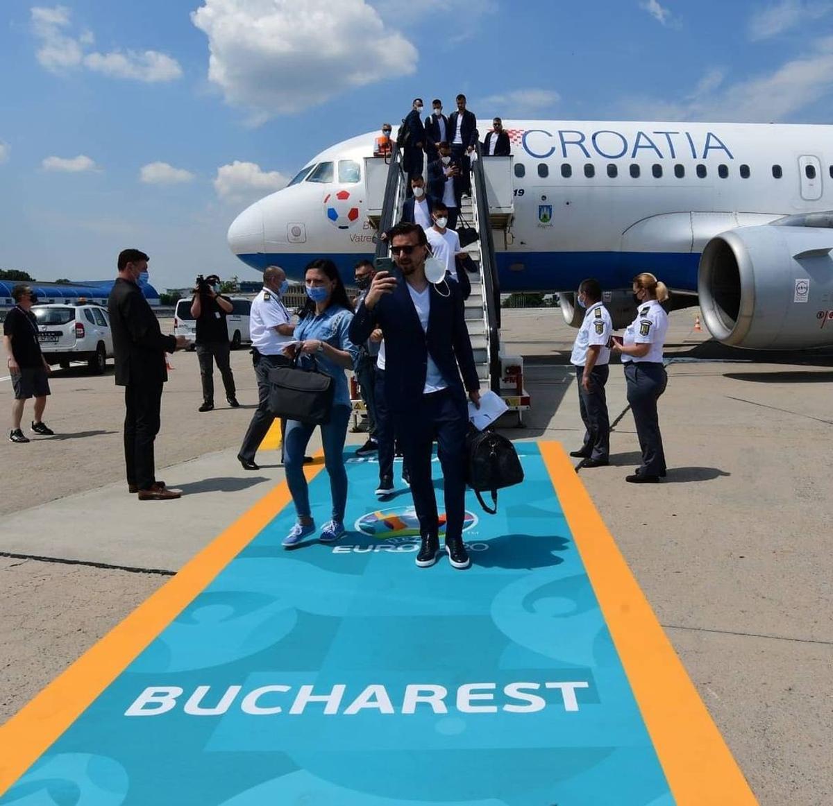 Delegația Macedoniei de Nord a aterizat la București » „Naționala” lui Pandev se va pregăti în Ghencea pentru EURO 2020