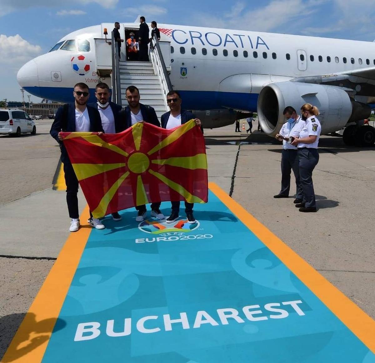 Delegația Macedoniei de Nord a aterizat la București » „Naționala” lui Pandev se va pregăti în Ghencea pentru EURO 2020