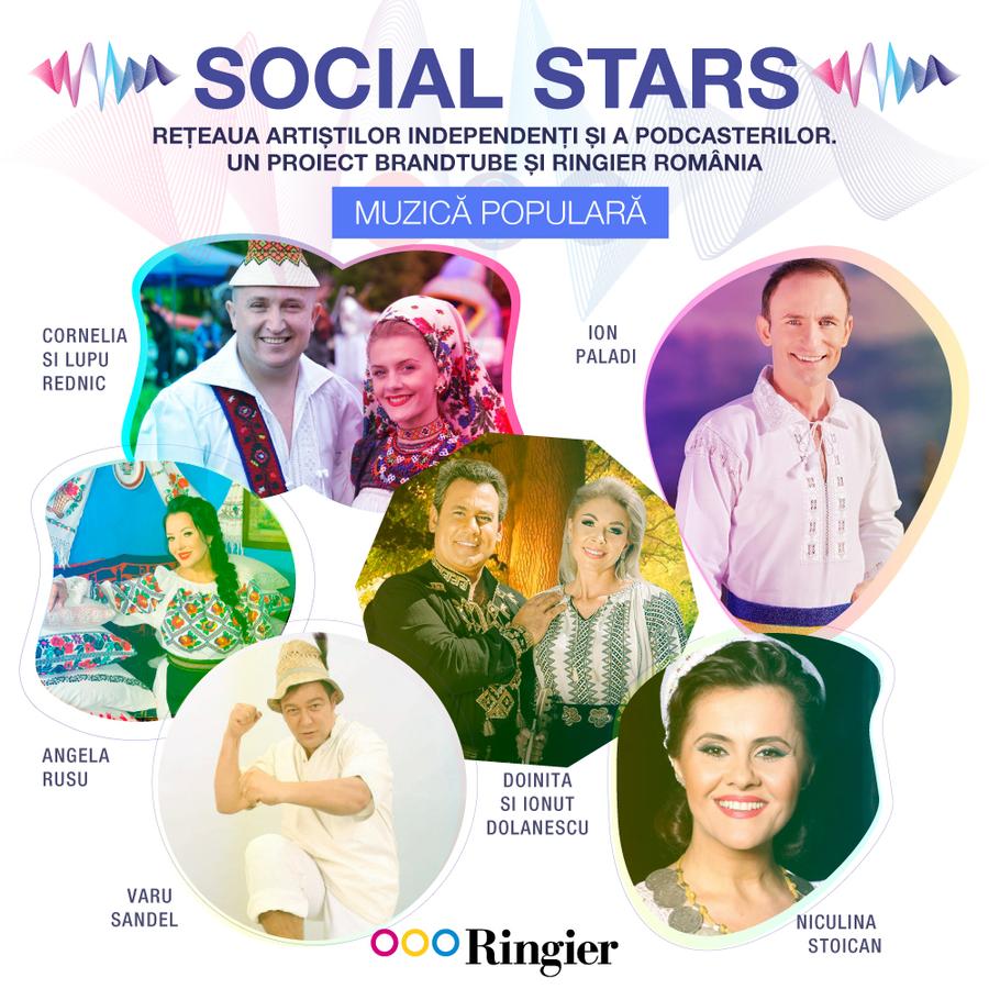 Ringier si BrandTube lansează Social Stars – un proiect colaborativ între artiști independenți, creatori de conținut, podcastari și site-uri locale de conținut.