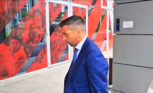 Impresarul Pietro Chiodi a fost surprins marți după-amiază la sediul clubului AC Milan.