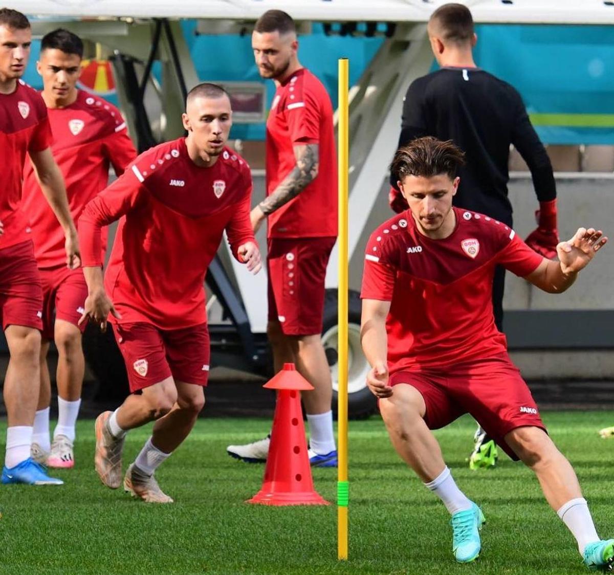 Macedonia de Nord, antrenament în Ghencea / FOTO: Instagram @ffmacedonia