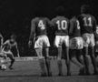 Ilie Balaci îi pasează lui Laszlo Boloni, care a catapultat balonul în plasa lui Zoff, la marea victorie din 1983, cu campioana mondială Italia