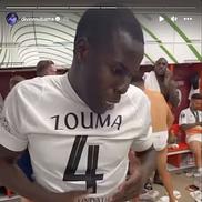 Kurt Zouma dansând