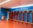 Echipa GSP.RO a intrat în vestiarul României de pe Allianz Arena, Munchen FOTO Ionuț Iordache (GSP.RO)