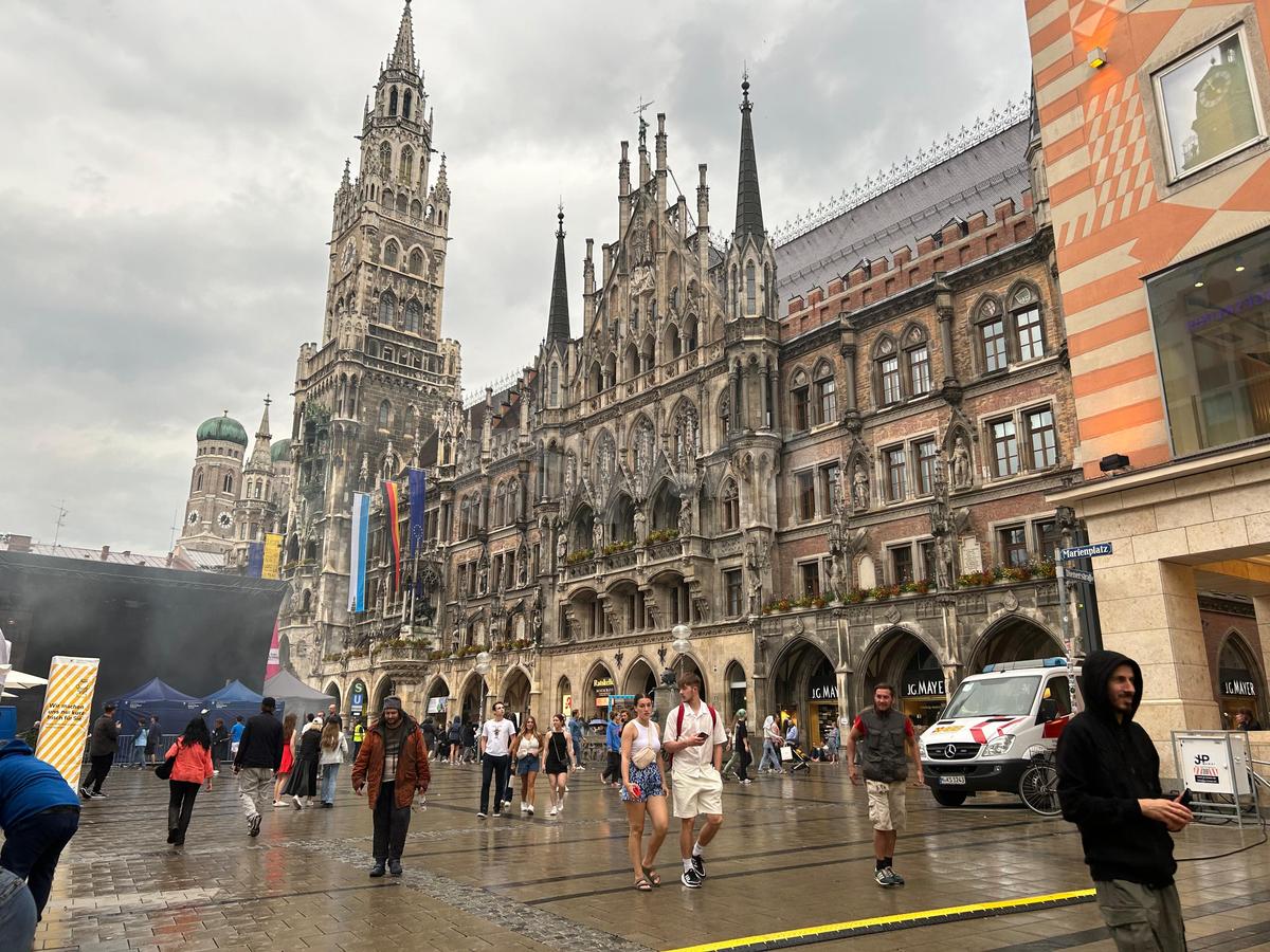 Munchen cântă și dansează: corespondență cu 6 zile înaintea startului EURO
