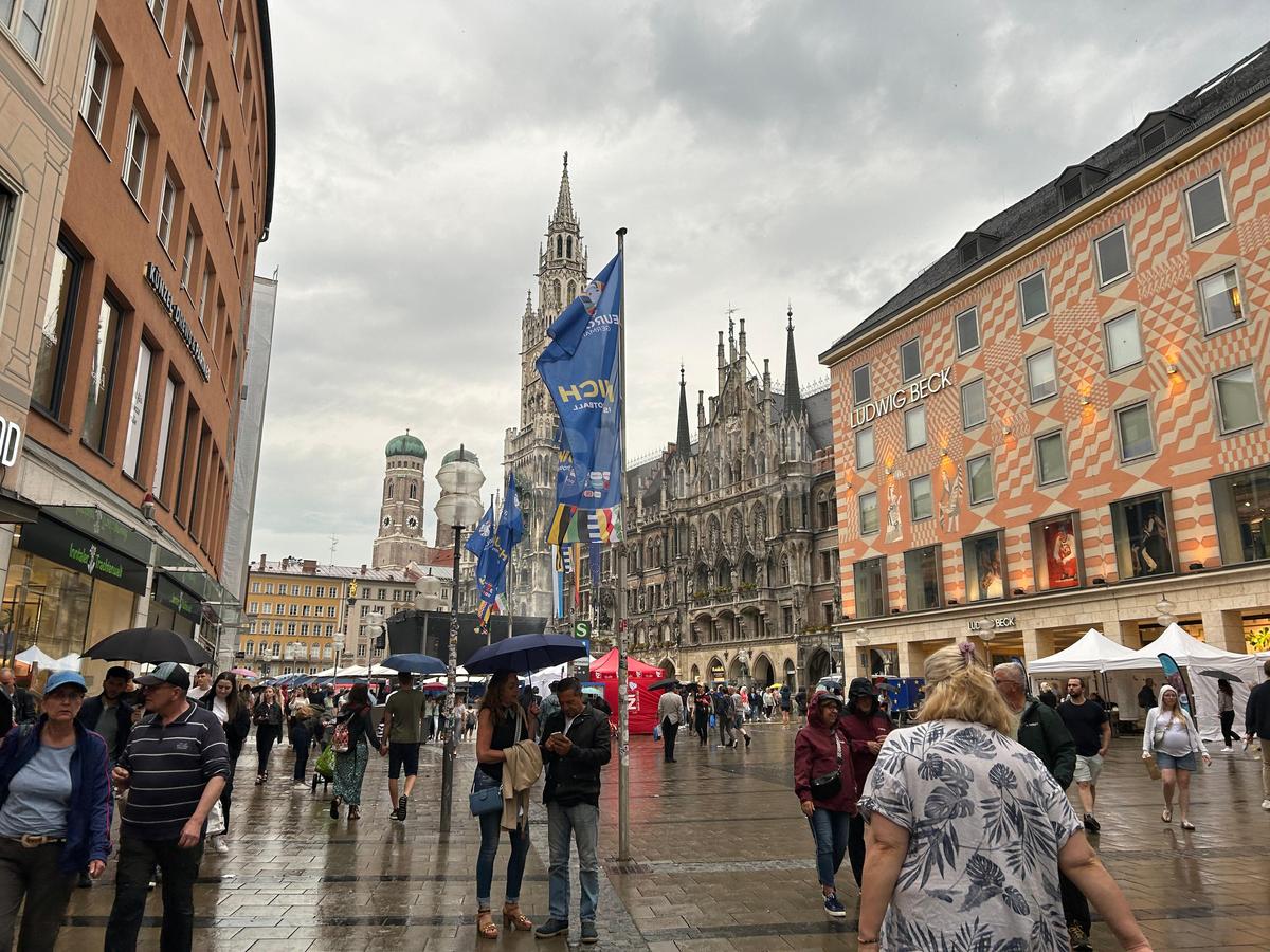 Munchen cântă și dansează: corespondență cu 6 zile înaintea startului EURO