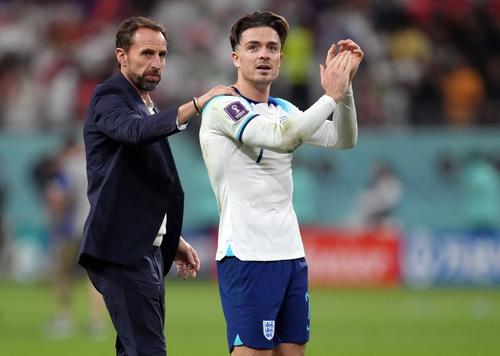 Gareth Southgate și Jack Grealish, la World Cup 2022 Foto: Imago Images