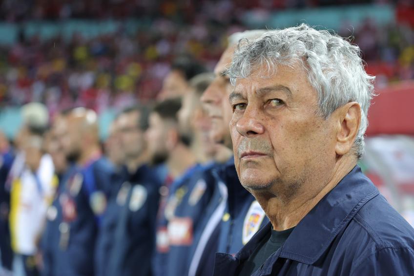 Mircea Lucescu, la meciul Austria - România 2-1 FOTO: Ionuţ Iordache (GSP)