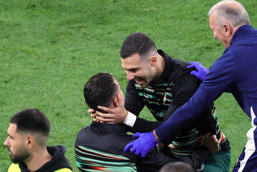 Bucuria în stare pură a lui Cristiano Ronaldo, după câștigarea Nations League / FOTO: Ionuț Iordache (GSP) Pentru eternita7e! Portugalia a câștigat la loviturile de departajare finala Nations League cu Spania. La 40 de ani, Cristiano Ronaldo a plâns ca un copil