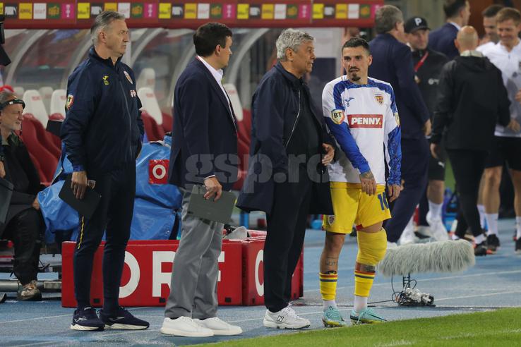 Mircea Lucescu, la meciul Austria - România 2-1 FOTO: Ionuţ Iordache (GSP)