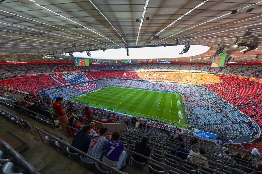 Imagine live de pe Allianz Arena / FOTO: Ionuț Iordache Pentru eternita7e! Portugalia a câștigat la loviturile de departajare finala Nations League cu Spania. La 40 de ani, Cristiano Ronaldo a plâns ca un copil
