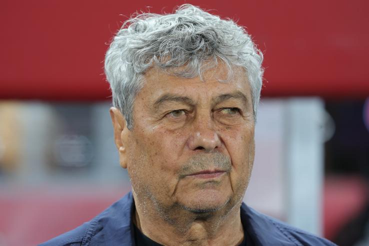 Mircea Lucescu, la meciul Austria - România 2-1 FOTO: Ionuţ Iordache (GSP)