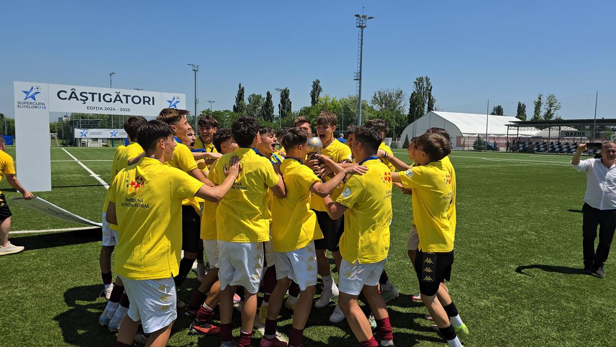 Dan Șucu, la meciul dintre Rapid U16 și U Cluj U16