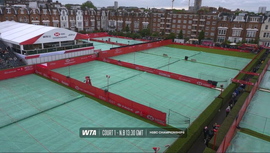 Complexul de la Queen’s Club, Londra/Foto: X (Jose Morgado) Jaqueline Cristian s-a impus în turul inaugural de la Queen’s! „Am o relație complicată cu această suprafață”