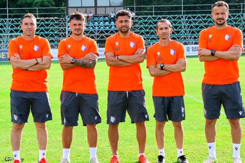 Dan Didiță, în stânga lui Nicolae Dică / Sursă foto: argesfc.ro