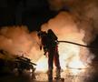 Violențele au izbucnit aseară în Paris, între fanii extremei stânga Frontul Național și forțele de ordine, foto: Imago