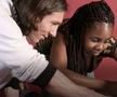 Leo Messi, Sheila Ebana și bebelușul Lamine Yamal / Foto: X Barça Insider