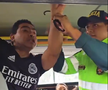 Fan îmbrăcat în tricoul lui Real Madrid, prins în flagrant de poliția din Peru / Foto: X Policia Nacional
