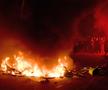Violențele au izbucnit aseară în Paris, între fanii extremei stânga Frontul Național și forțele de ordine, foto: Imago